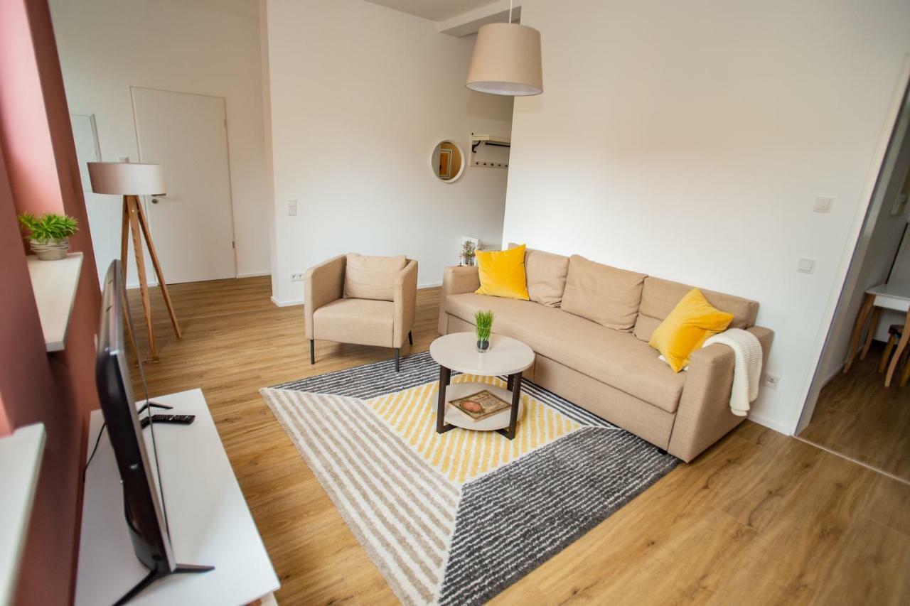 Eckhof Domizil - Grosszuegige Ferienwohnung Mit Kleinem Garten In Der Altstadt Von Gotha Ngoại thất bức ảnh